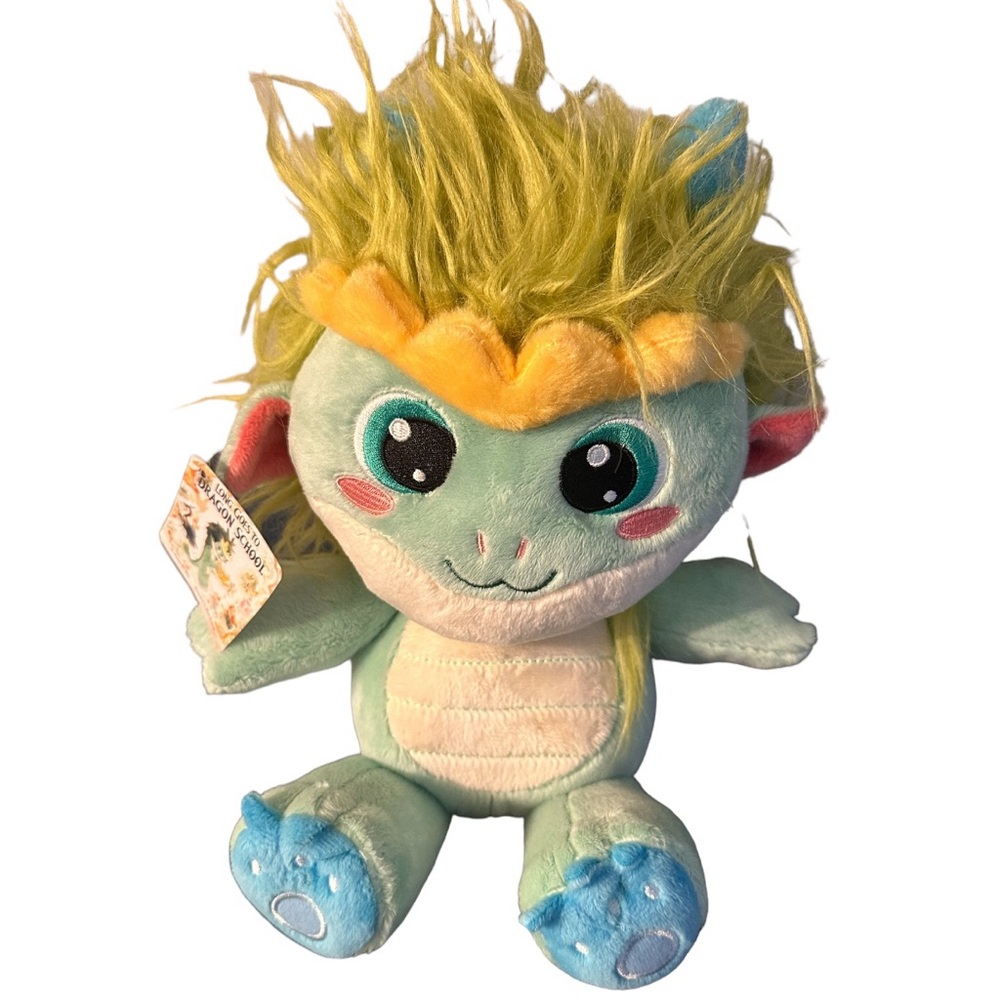 Long Goes To Dragon School 10” Plush Doll stuffed Animal Book Character NWT Rare